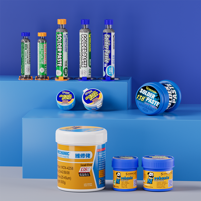 Lead-free low-temperature solder paste
